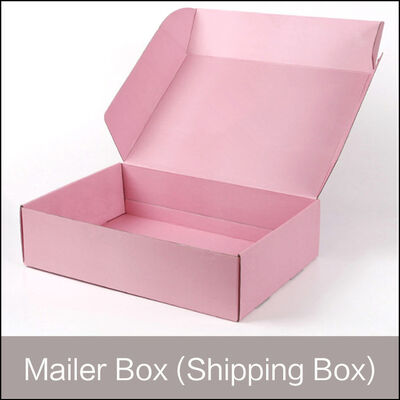 Bon prix Boîte en papier ondulé personnalisable avec un design pliable en une pièce et une exigence minimale de ruban adhésif pour un emballage sécurisé rapide en ligne