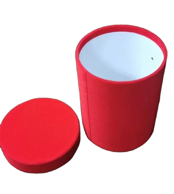 Bon prix Boîte cylindrique réutilisable en papier avec texture de protection contre les chocs et options personnalisables de diamètre, de hauteur et de couleur de tissu en ligne