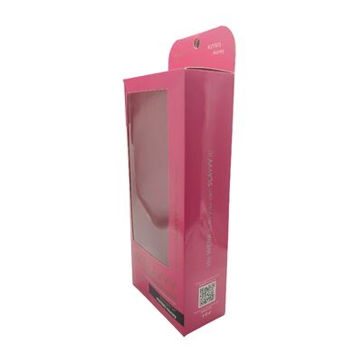 Bon prix Boîte de papier cosmétique personnalisable avec étiquetage à chaud en or et en argent, gravure en relief et découpe de fenêtre pour les solutions d'emballage de soins de la peau et de maquillage en ligne