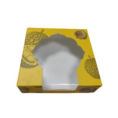 Bon prix Boîte en papier personnalisée fabriquée à partir de papier blanc couché de qualité alimentaire avec pelliculage mat et dorure à chaud optionnelle pour emballage alimentaire en ligne