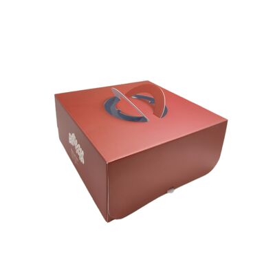 Bon prix Boîte en papier durable avec une stratification mate, papier carton blanc épais, nettoyé, résistant à la poussière et à l'huile, parfait pour l'emballage du gâteau d'anniversaire. en ligne