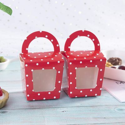 Bon prix Petites boîtes de gâteau recyclables de carton, supports de papier jetables de petit gâteau en ligne