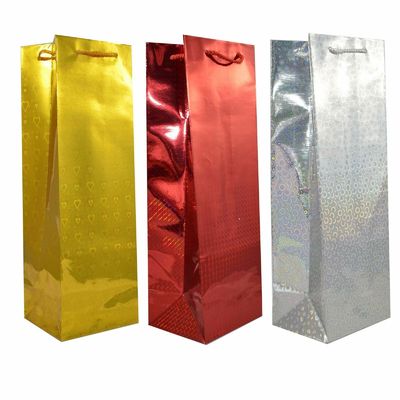 Bon prix Cadeaux de Noël olographes d'anniversaire de sac de papier de caisses d'emballage de cadeau de Champagne en ligne