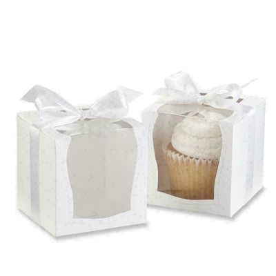 Bon prix Impression individuelle simple de la boîte en carton de gâteau CYMK avec le viseur en ligne