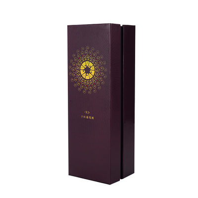 Bon prix Boîte de présentation magnétique de vin de carton de cadeau de noir fait main de caisses d'emballage en ligne