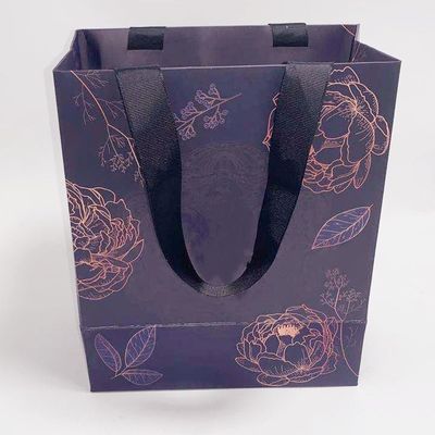 Bon prix La coutume à extrémité élevé a imprimé des sacs en papier, sacs à provisions de papier personnalisés en ligne