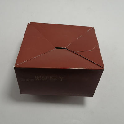 Bon prix Adaptez les boîte-cadeau aux besoins du client de papier d'emballage de gâteau de la boîte de papier 300gsm de paquet d'impression en ligne