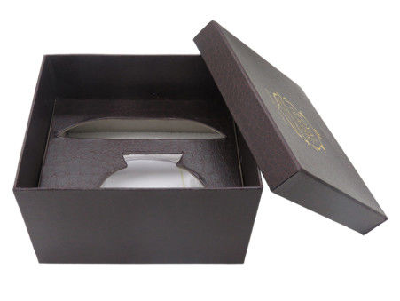 Bon prix La boîte de papier de paquet résistant de fente adaptent Brown/couvercle blanc et boîte aux besoins du client basse en ligne