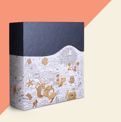 Bon prix Boîtes en carton réutilisées par gâteau imprimées par insertion en plastique de lune de boîtes de papier en ligne