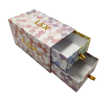 Bon prix Boîtes de rangement cosmétiques de carton de boîte de papier de brosse de rouge à lèvres avec des tiroirs en ligne
