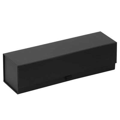 Bon prix L'emballage simple en verre de vin de cadeau de noir de luxe de caisses d'emballage enferme dans une boîte recyclable en ligne