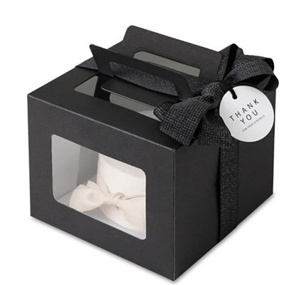 Bon prix Caisses d'emballage de carton de papier d'emballage de boîte de papier de Customzie avec la poignée en ligne
