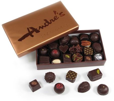 Bon prix Couvercle de boîte de papier de paquet de gâteau de chocolat et matériel environnemental de boîte basse en ligne