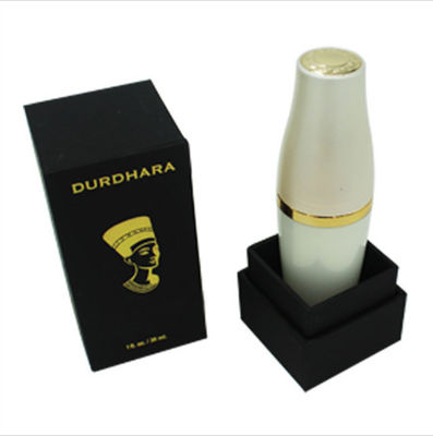 Bon prix Paquet chaud de cadeau de lumière de base de couvercle de logo d'aluminium de couleur de papier d'or noir de caisse d'emballage en ligne