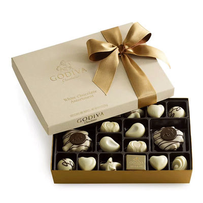Bon prix Boîtes faites sur commande personnalisées d'emballage de caisses d'emballage de chocolat avec la fenêtre en ligne