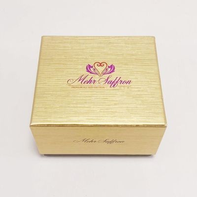 Bon prix Boîte-cadeau de bijoux de papier d'emballage de couleur d'or de boîte de papier de couvercle et de bijoux de base en ligne