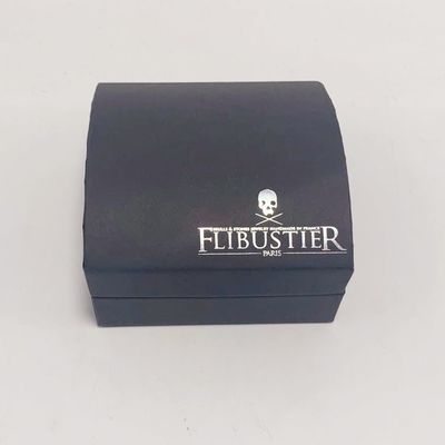 Bon prix Emballage de bijoux de carton de couleur de noir de boîte de papier de bijoux de style de livre en ligne