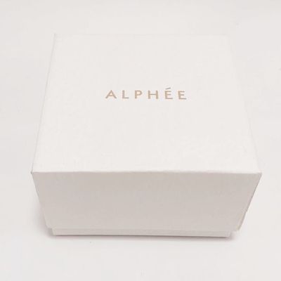 Bon prix Beau style de papier de couvercle et de base de logo d'or d'aluminium de boîte de papier de Boxesfancy de bijoux en ligne