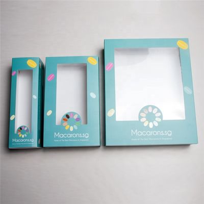 Bon prix Boîte-cadeau blanc léger de papier de panneau de carte avec l'impression de Customed de logo de fenêtre de PVC en ligne