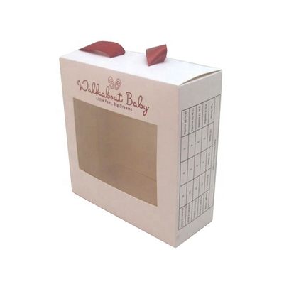 Bon prix La boîte de papier de empaquetage de carte blanche de produit recyclable de soins de santé pour le bébé vêtx en ligne
