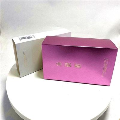 Bon prix Type rose recyclable caisse d'emballage cosmétique de tiroir de soins de la peau en ligne