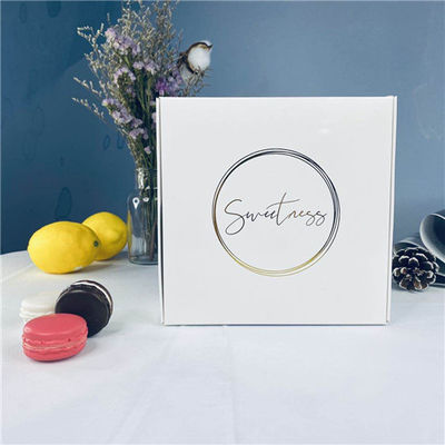Bon prix Dessert blanc CMYK de magasin imprimant des boîtes en carton de gâteau en ligne