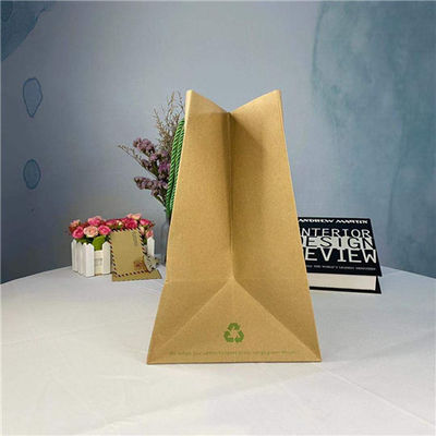 Bon prix Le traiteur recyclable de papier de 100% emballage met en sac pour le restaurant en ligne