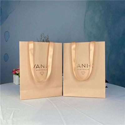 Bon prix Sacs à provisions de papier faits sur commande de fenêtre portative rose en ligne